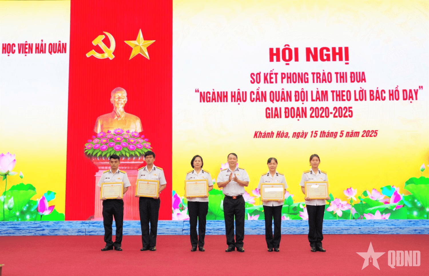 Học viện Hải quân sơ kết phong trào thi đua “Ngành Hậu cần Quân đội làm theo lời Bác Hồ dạy”