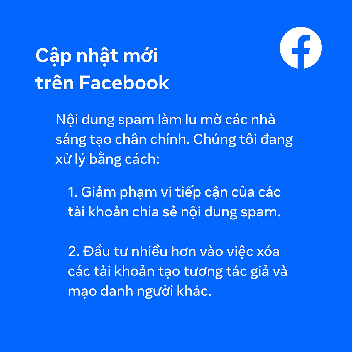 Meta siết chặt quản lý nội dung tin nhắn rác