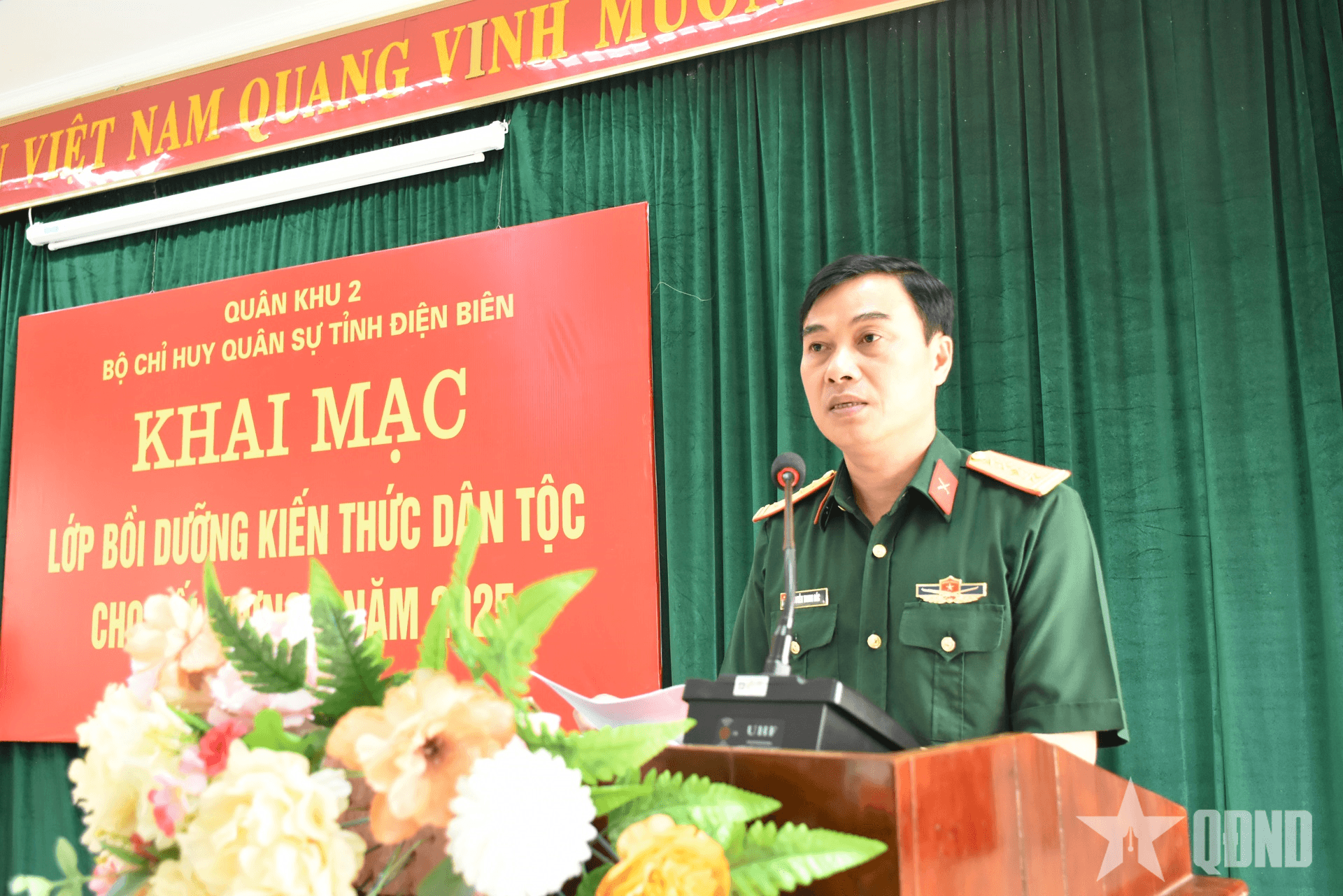 Bộ CHQS tỉnh Điện Biên khai mạc lớp bồi dưỡng kiến thức dân tộc
