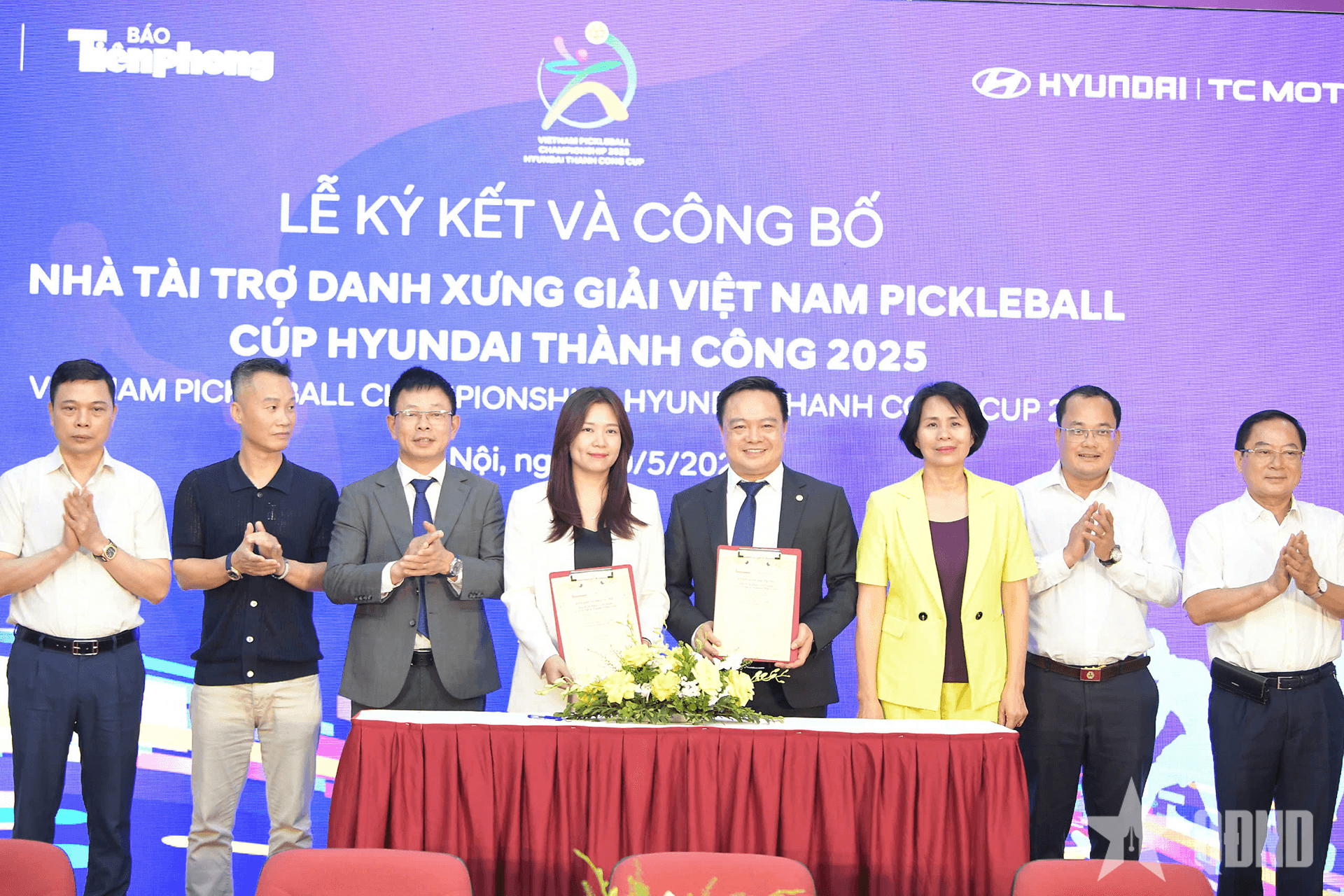 Giải pickleball Việt Nam-Cúp Hyundai Thành Công 2025 có tổng giải thưởng hơn 1 tỷ đồng