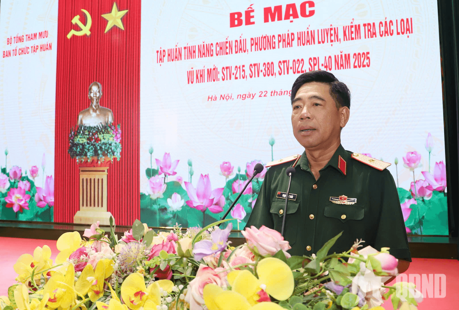 Bế mạc tập huấn tính năng chiến đấu, phương pháp huấn luyện, kiểm tra các loại vũ khí mới