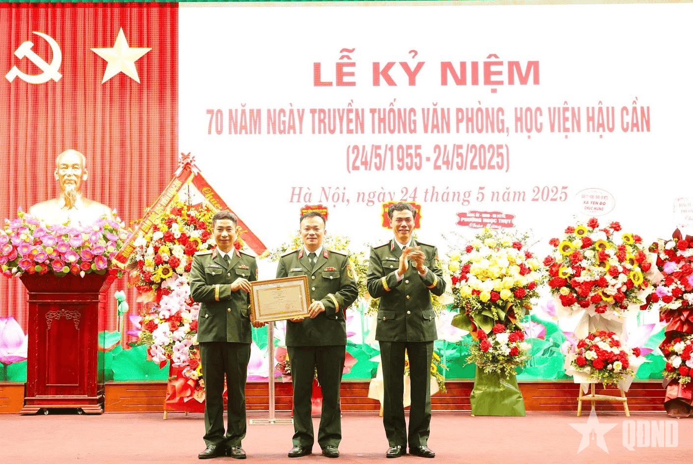 Kỷ niệm 70 năm Ngày truyền thống Văn phòng (Học viện Hậu cần)