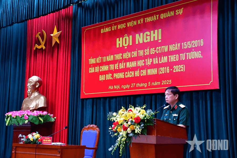 Học viện Kỹ thuật Quân sự tổng kết 10 năm thực hiện Chỉ thị số 05