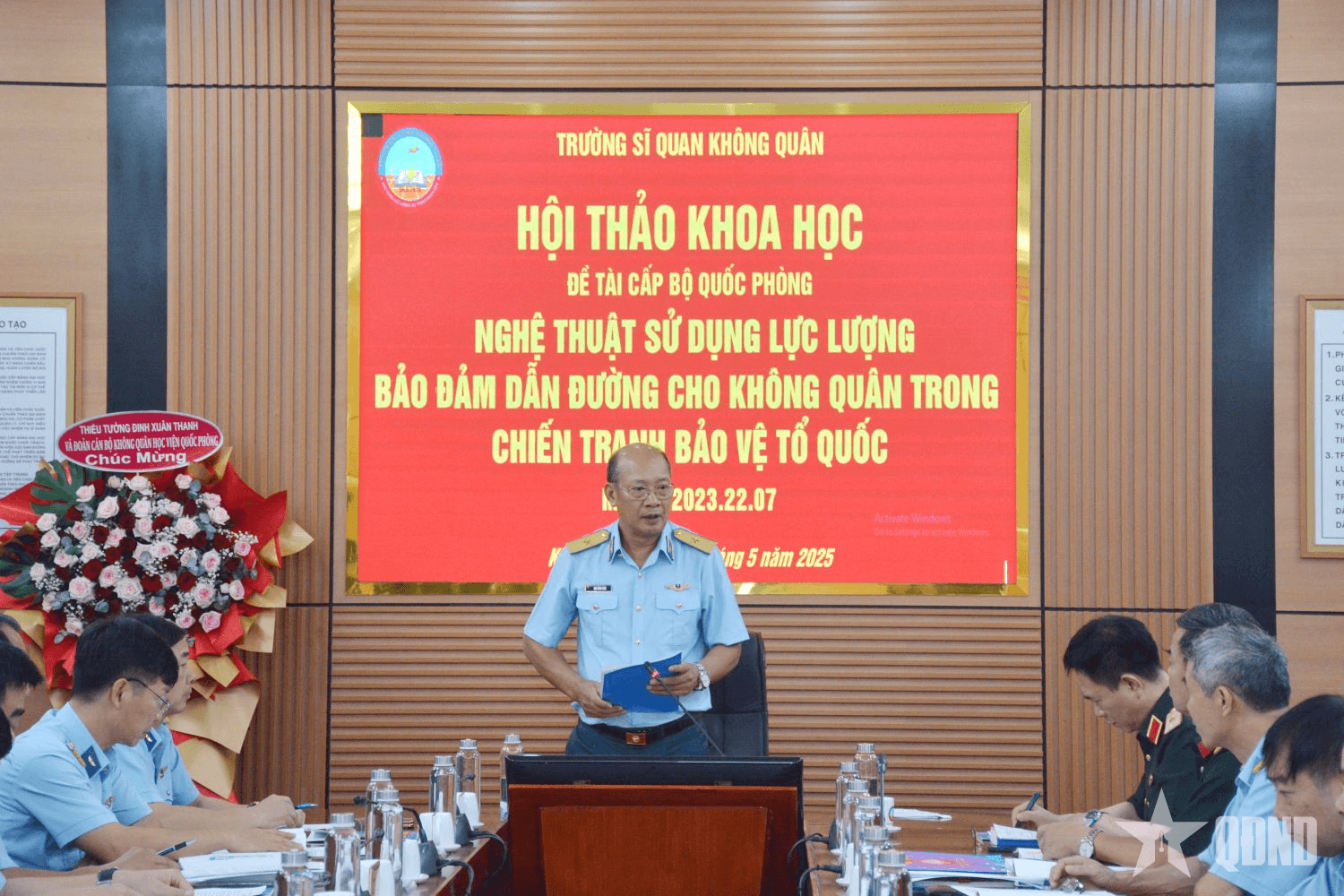 Hội thảo khoa học về nghệ thuật sử dụng lực lượng bảo đảm dẫn đường cho không quân