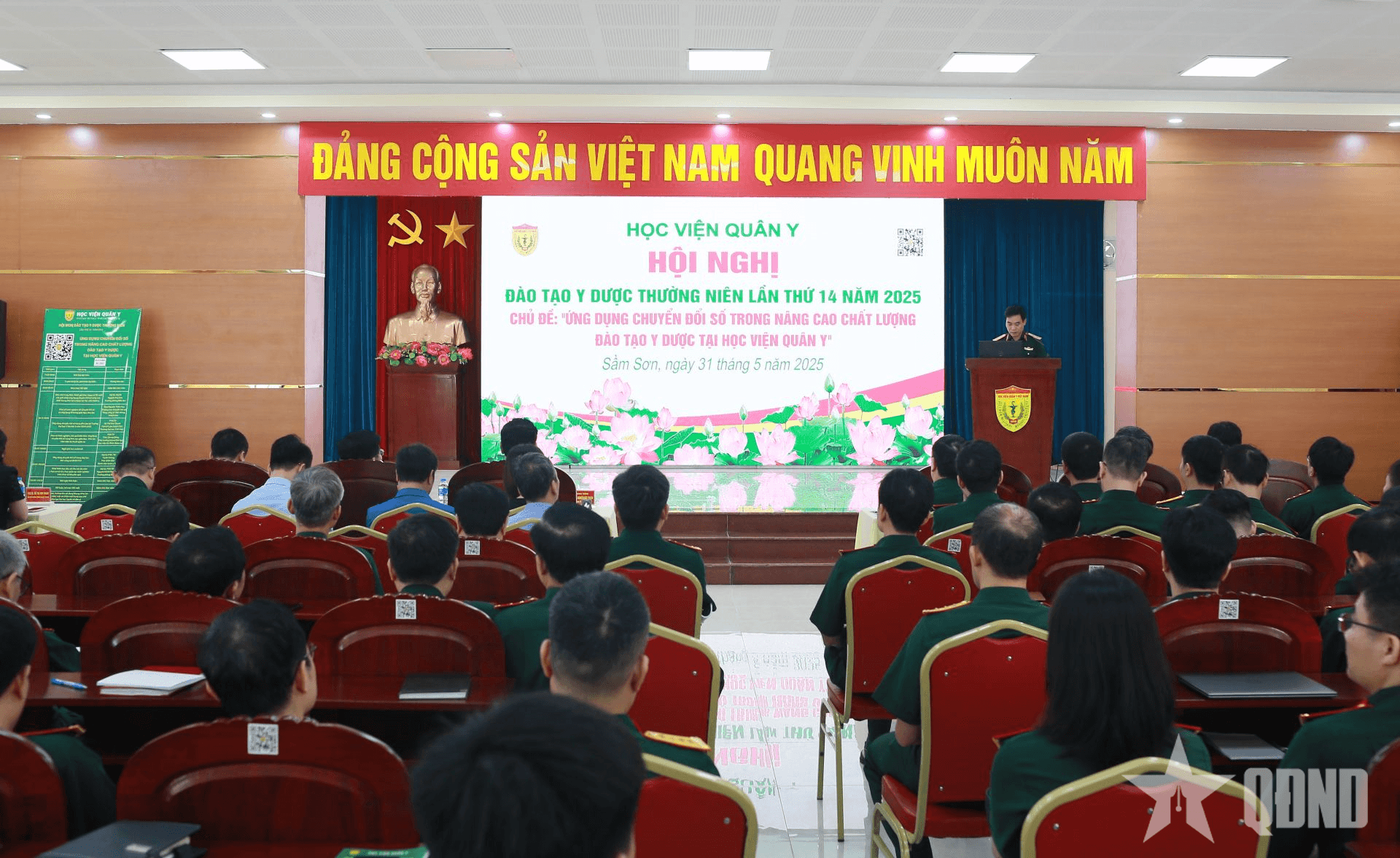 Học viện Quân y đẩy mạnh ứng dụng chuyển đổi số trong đào tạo y dược