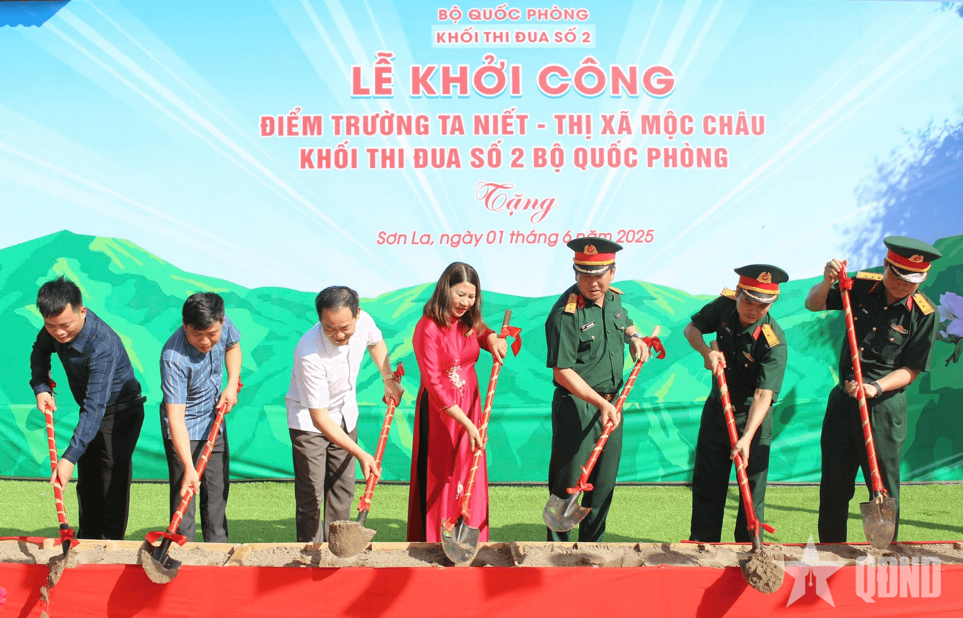 Sơn La: Khởi công xây dựng công trình nhà bán trú điểm trường Ta Niết