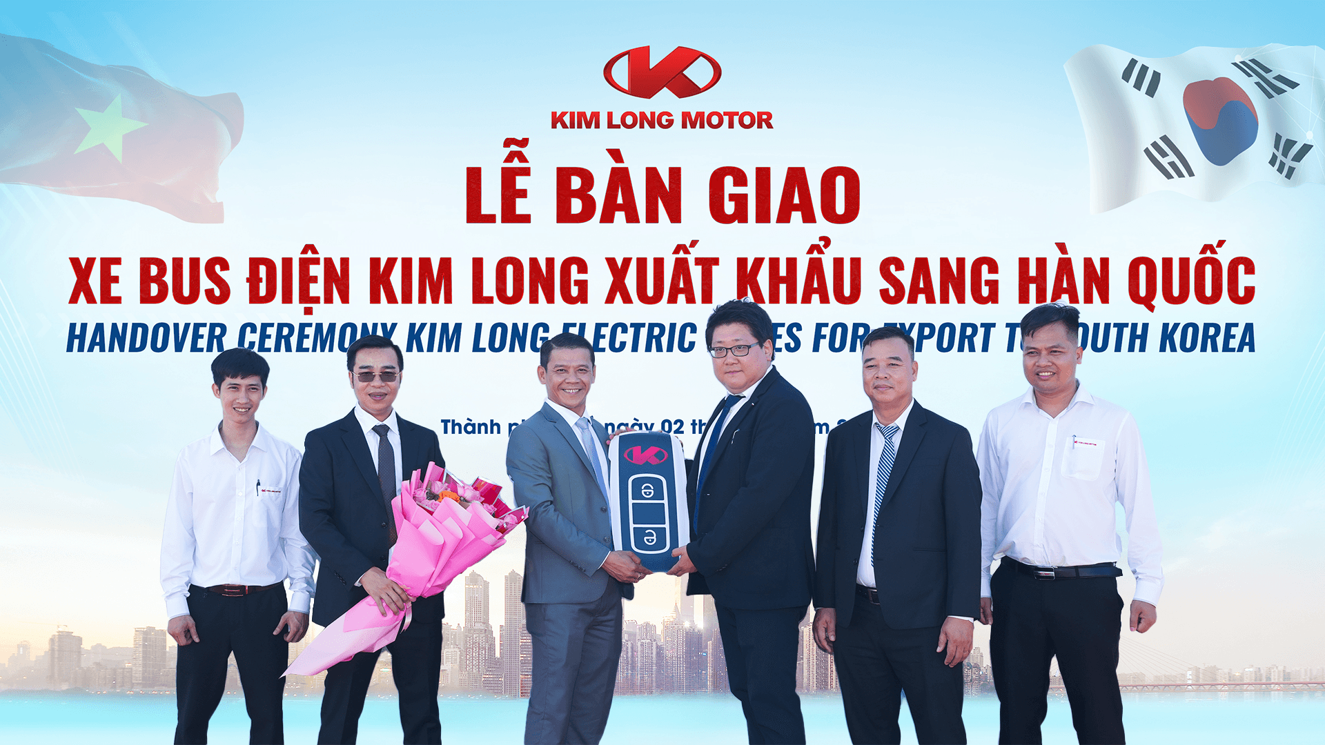 Xuất khẩu lô xe bus điện ''Made in Vietnam'' sang thị trường Hàn Quốc