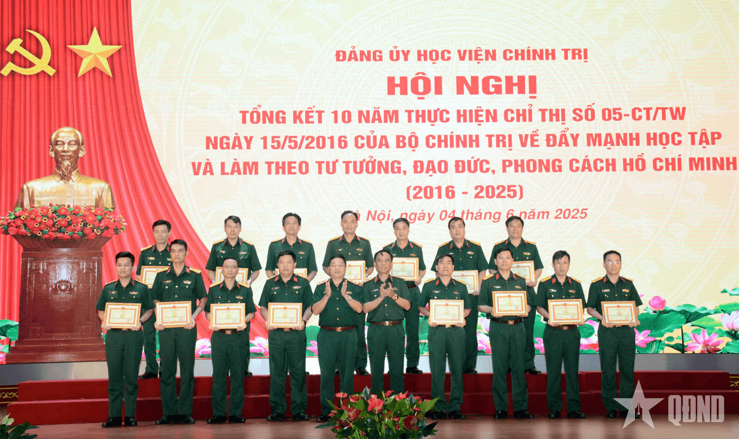 Học viện Chính trị đẩy mạnh học tập, làm theo tư tưởng, đạo đức, phong cách Hồ Chí Minh