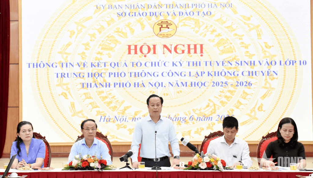 Lần đầu tiên tổ chức hội nghị thông tin về kết quả tổ chức kỳ thi tuyển sinh vào lớp 10 THPT