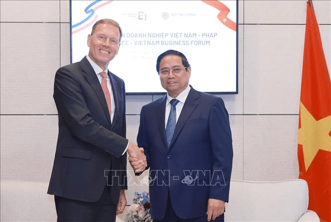 Thủ tướng Phạm Minh Chính làm việc với các tập đoàn hàng đầu Pháp thúc đẩy hợp tác đầu tư trên các lĩnh vực