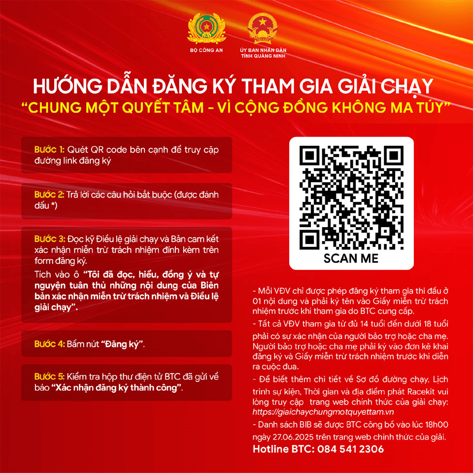 5.000 vận động viên tham gia giải chạy “Chung một quyết tâm - Vì cộng đồng không ma túy”