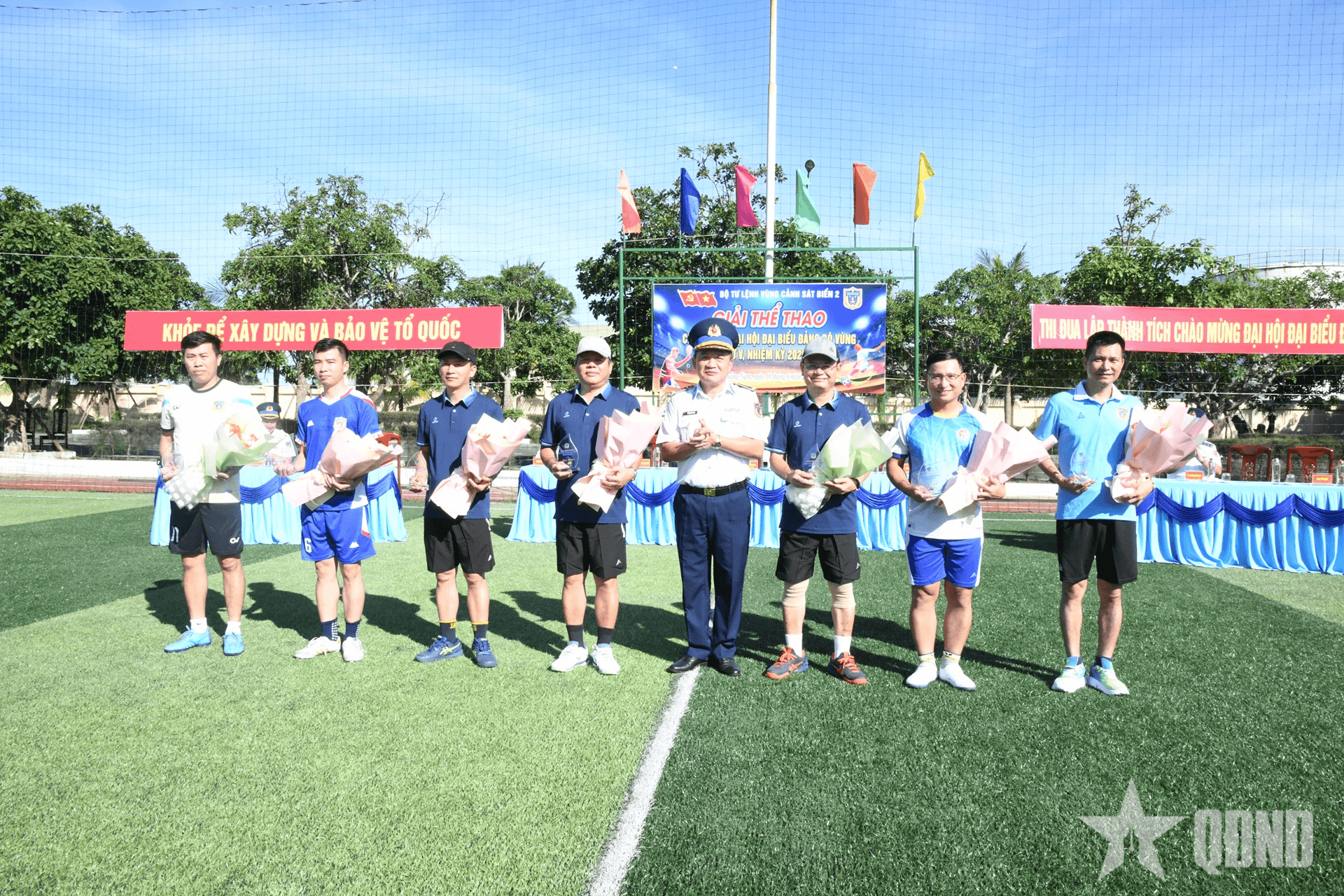 Vùng Cảnh sát biển 2 khai mạc Giải thể thao chào mừng Đại hội đại biểu Đảng bộ Vùng lần thứ V