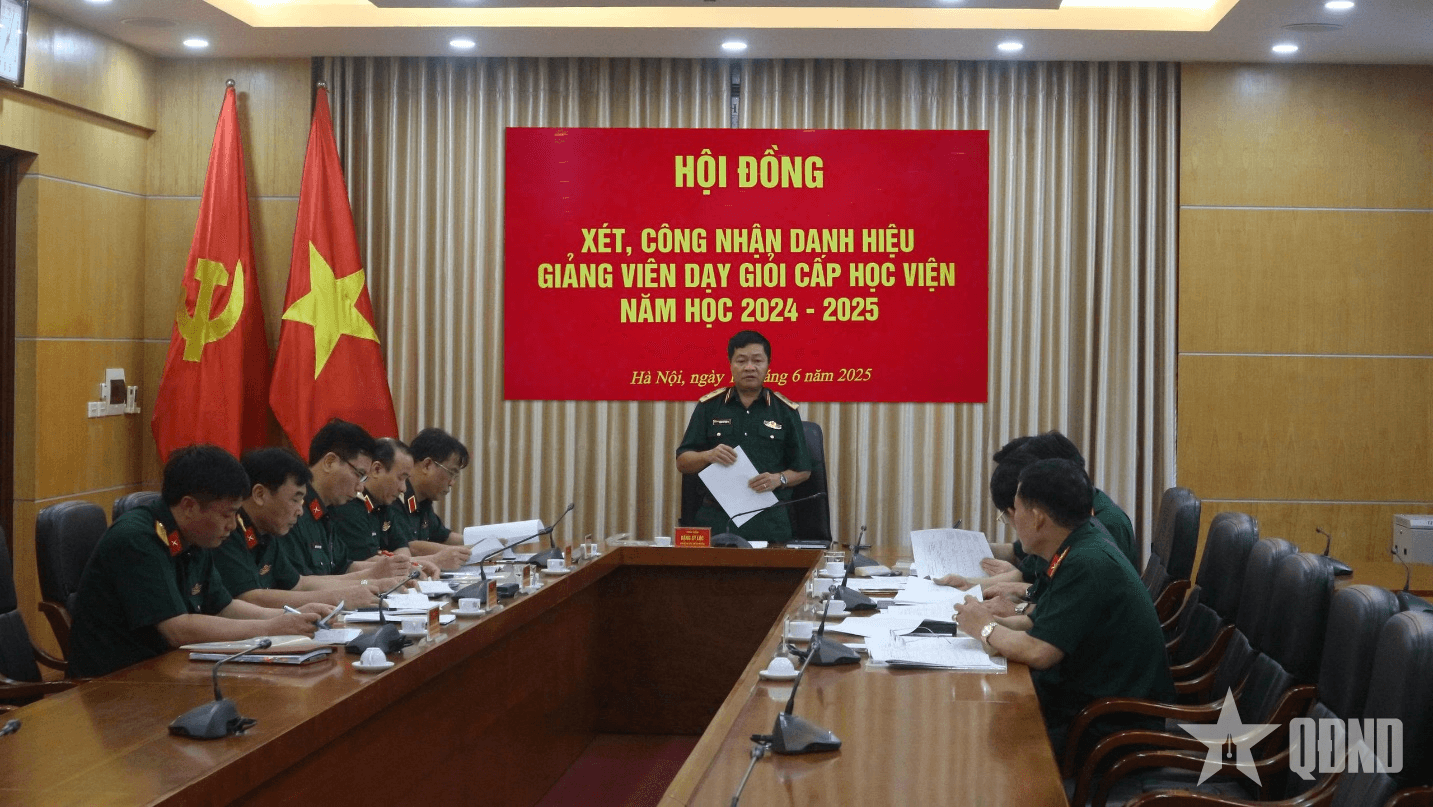 Học viện Chính trị xét công nhận danh hiệu giảng viên dạy giỏi