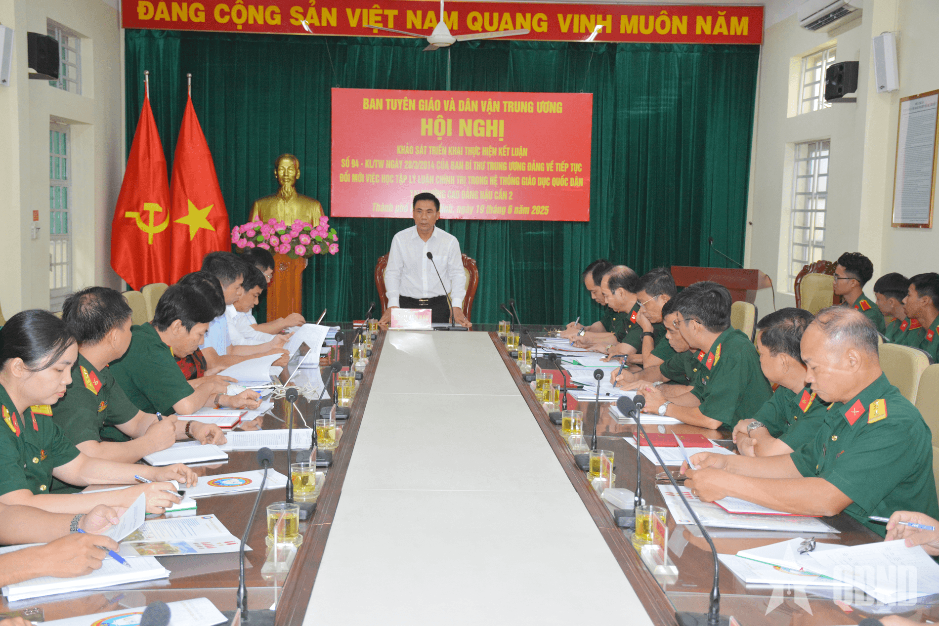 Trường Cao đẳng Hậu cần 2: Đổi mới mạnh mẽ phương pháp học tập lý luận chính trị