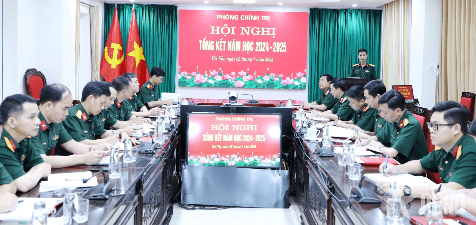 Phòng Chính trị, Học viện Hậu cần tổ chức Hội nghị tổng kết năm học