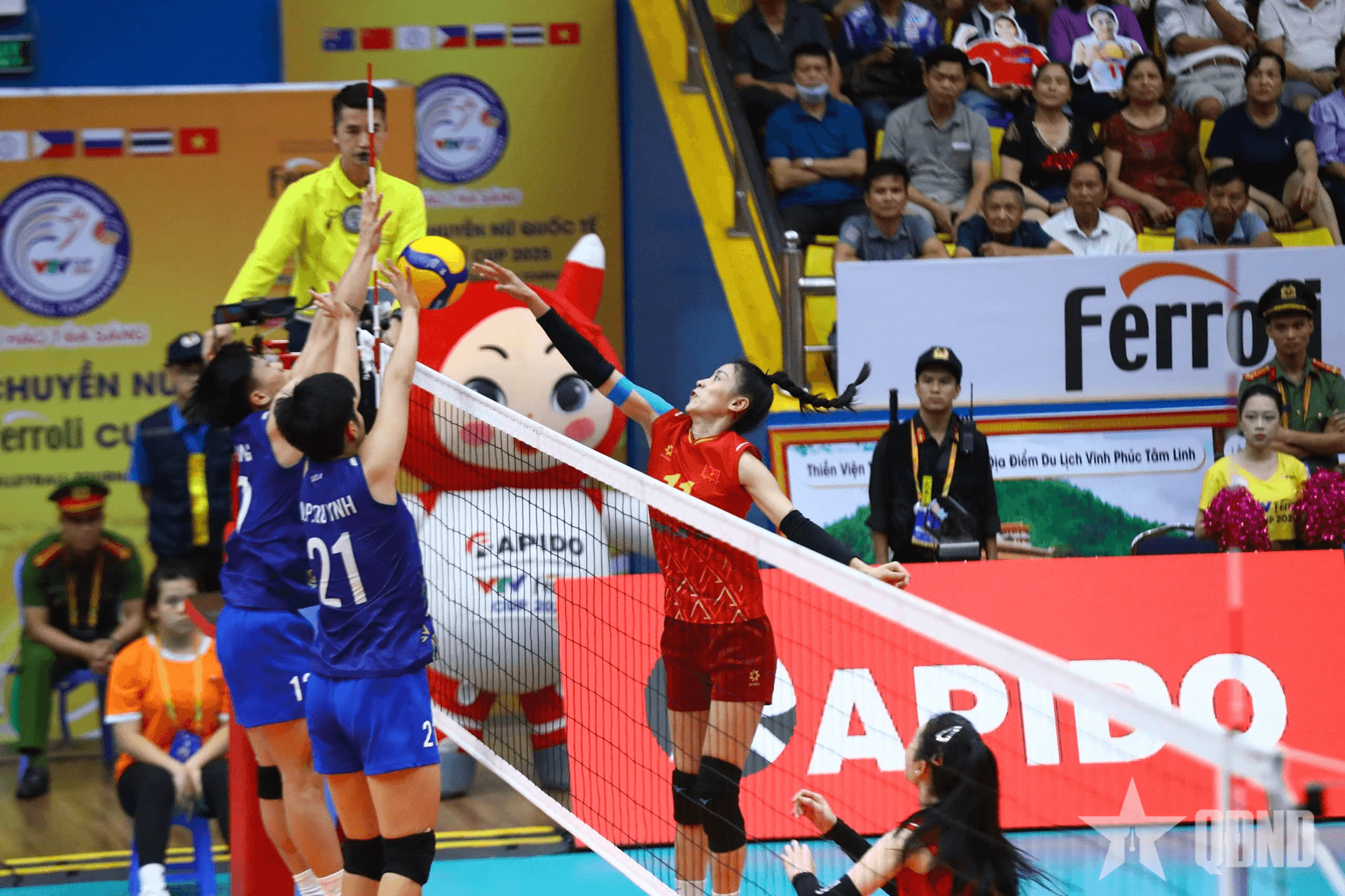 Link xem trực tiếp bóng chuyền nữ Việt Nam và Đài Bắc Trung Hoa, bán kết VTV Cup 2025