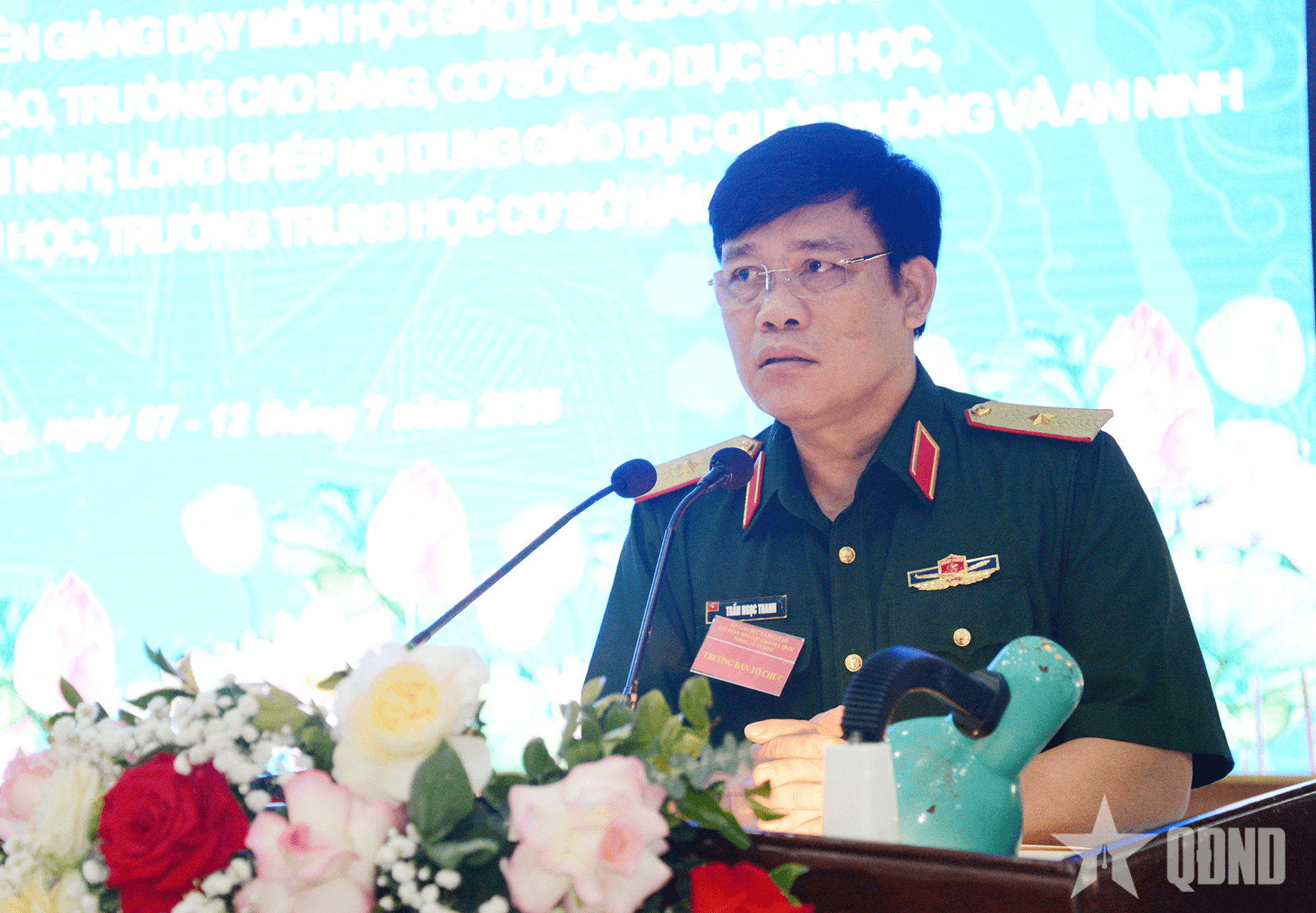 Tập huấn cán bộ quản lý, giáo viên, giảng viên giảng dạy môn học giáo dục quốc phòng và an ninh