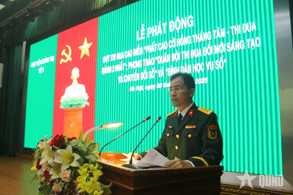 Hệ 5, Học viện Chính trị phát động đợt thi đua cao điểm "Giành 3 nhất"