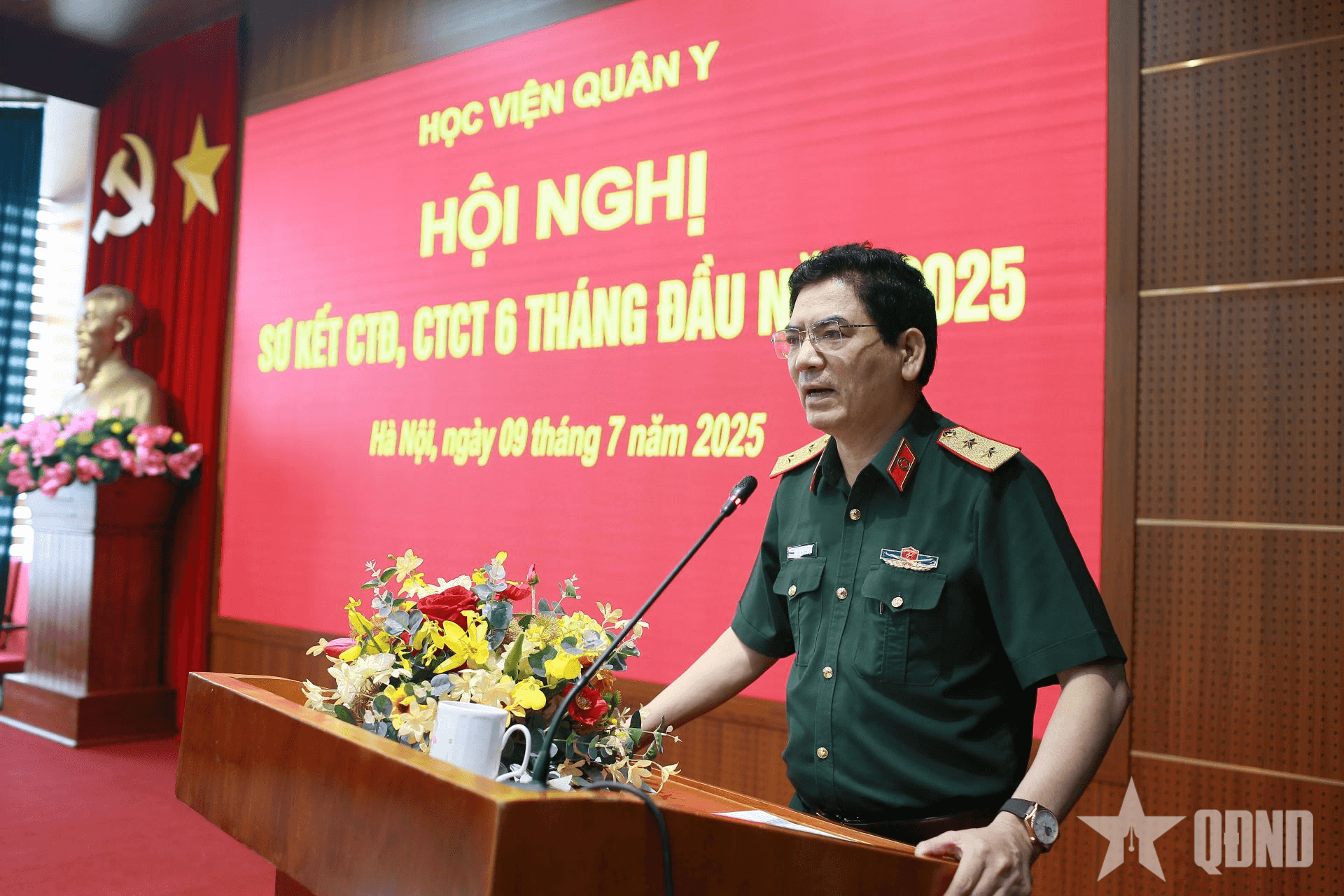 Học viện Quân y hoàn thành toàn diện nhiệm vụ, xác định rõ trọng tâm 6 tháng cuối năm 2025