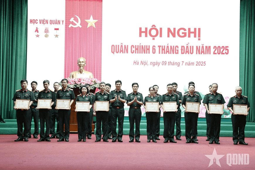 Học viện Quân y tổ chức Hội nghị Quân chính 6 tháng đầu năm 2025