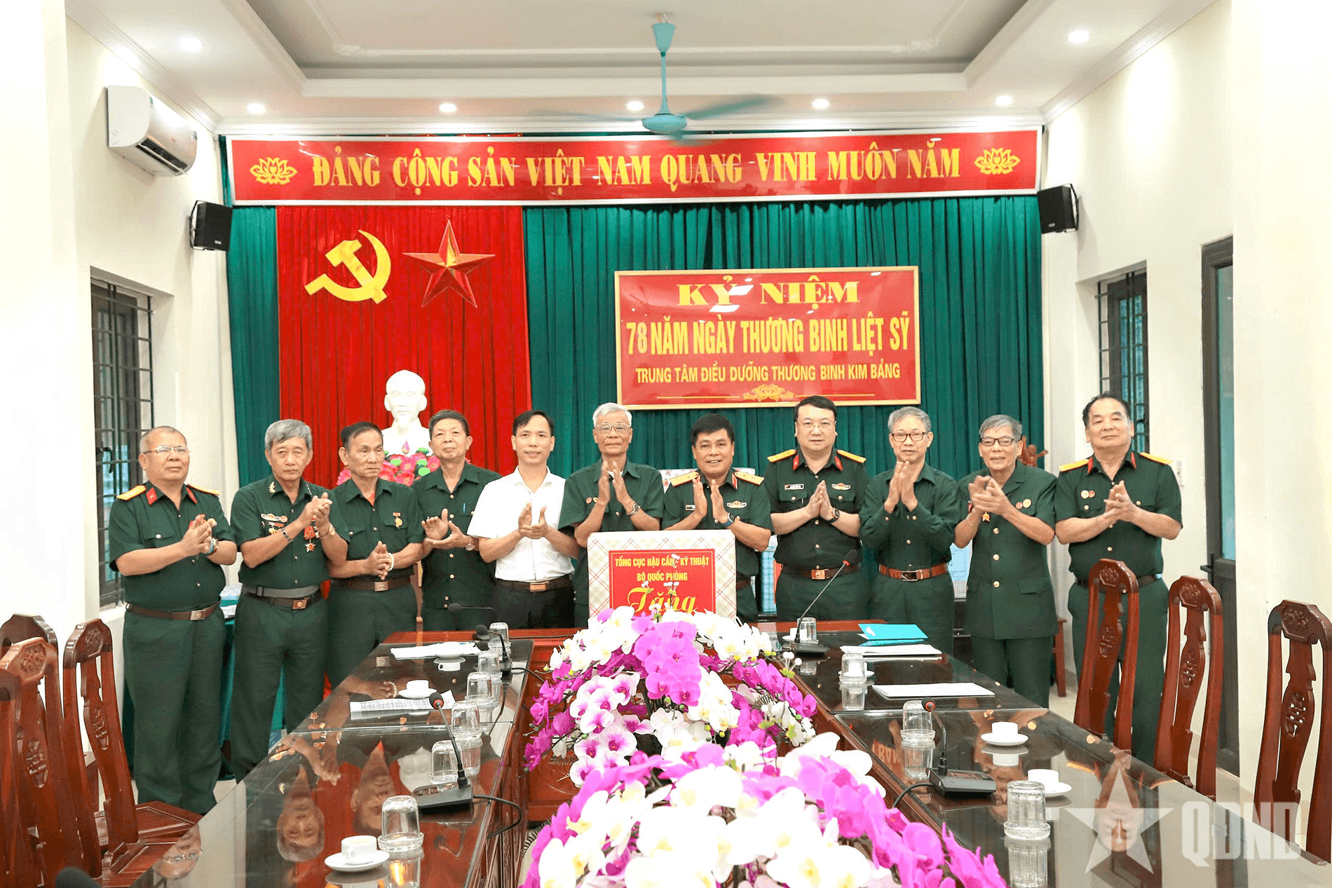 Tổng cục Hậu cần-Kỹ thuật tri ân thương, bệnh binh tại Ninh Bình