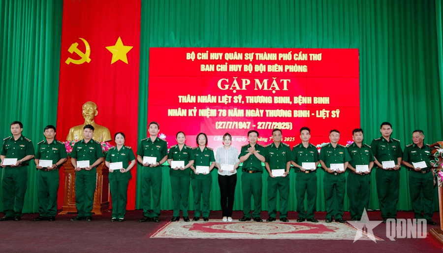 Bộ đội Biên phòng thành phố Cần Thơ tổ chức nhiều hoạt động tri ân