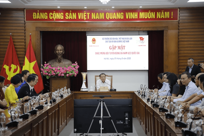 U23 Việt Nam nhận Bằng khen của Thủ tướng