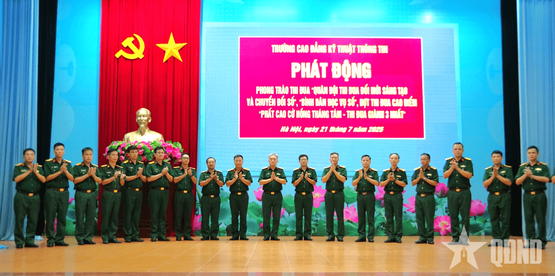 Trường Cao đẳng Kỹ thuật Thông tin: Khơi dậy khát vọng cống hiến, thi đua lập thành tích chào mừng đại hội