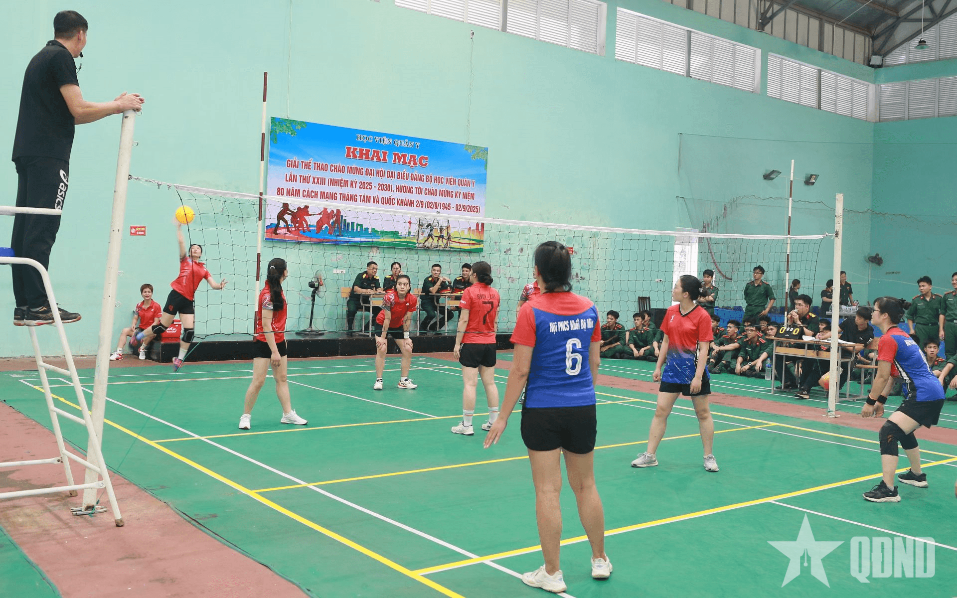 Học viện Quân y tổ chức Giải thi đấu thể dục thể thao chào mừng Đại hội đại biểu Đảng bộ Học viện lần thứ XXIII