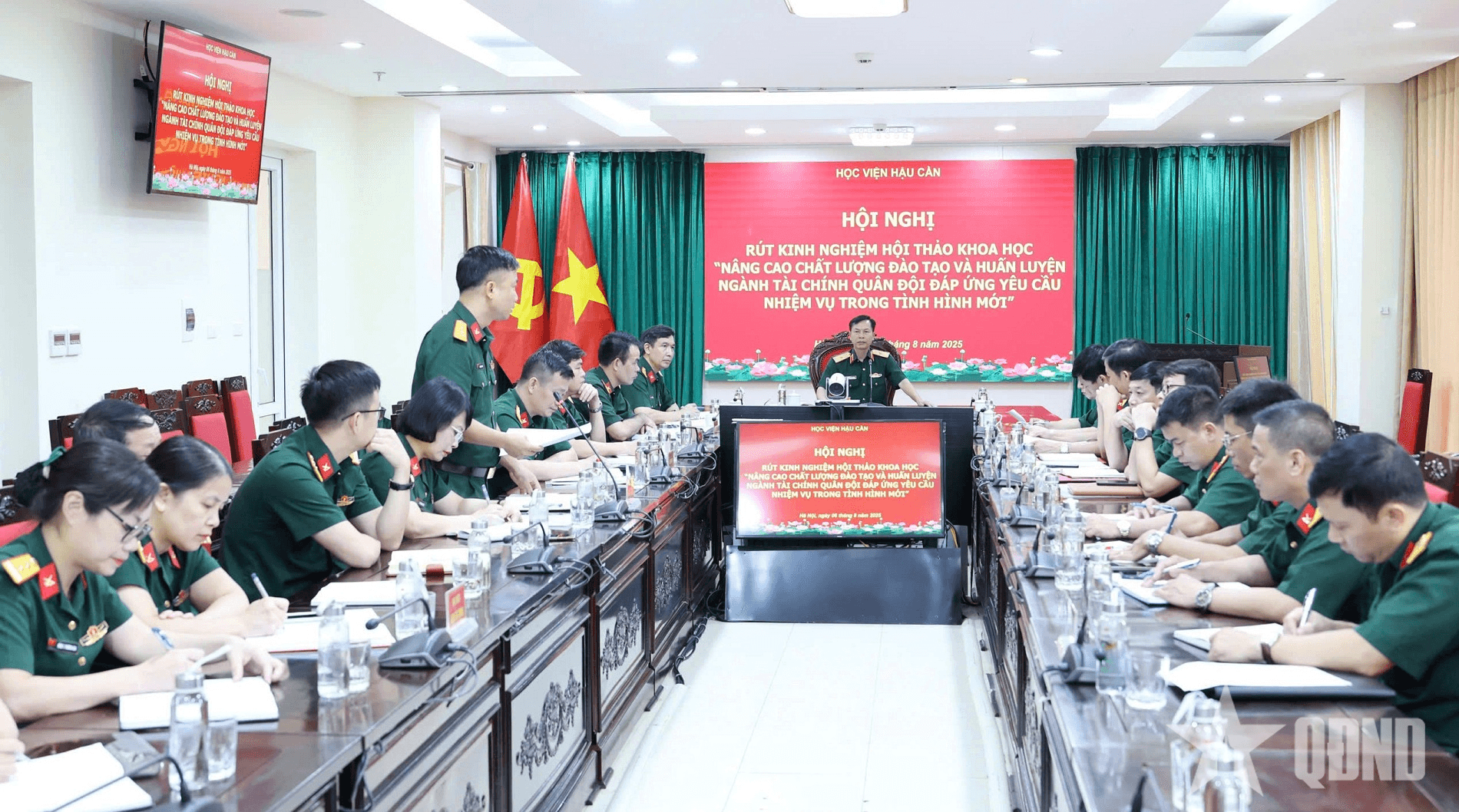 Học viện Hậu cần tổ chức hội nghị rút kinh nghiệm Hội thảo khoa học về ngành Tài chính Quân đội