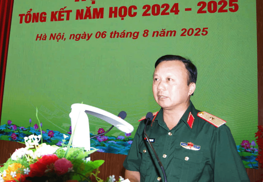 Trường Cao đẳng Kỹ thuật Quân sự 1 tổng kết năm học 2024-2025