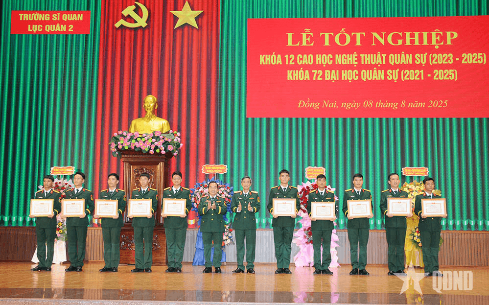 Trường Sĩ quan Lục quân 2: Hơn 98,8% học viên tốt nghiệp khá, giỏi