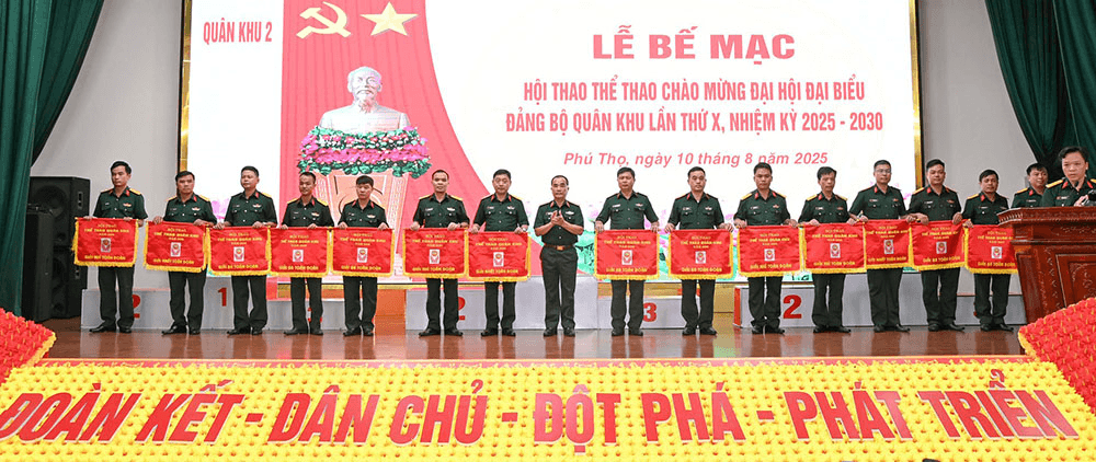 Quân khu 2 bế mạc Hội thao thể thao năm 2025