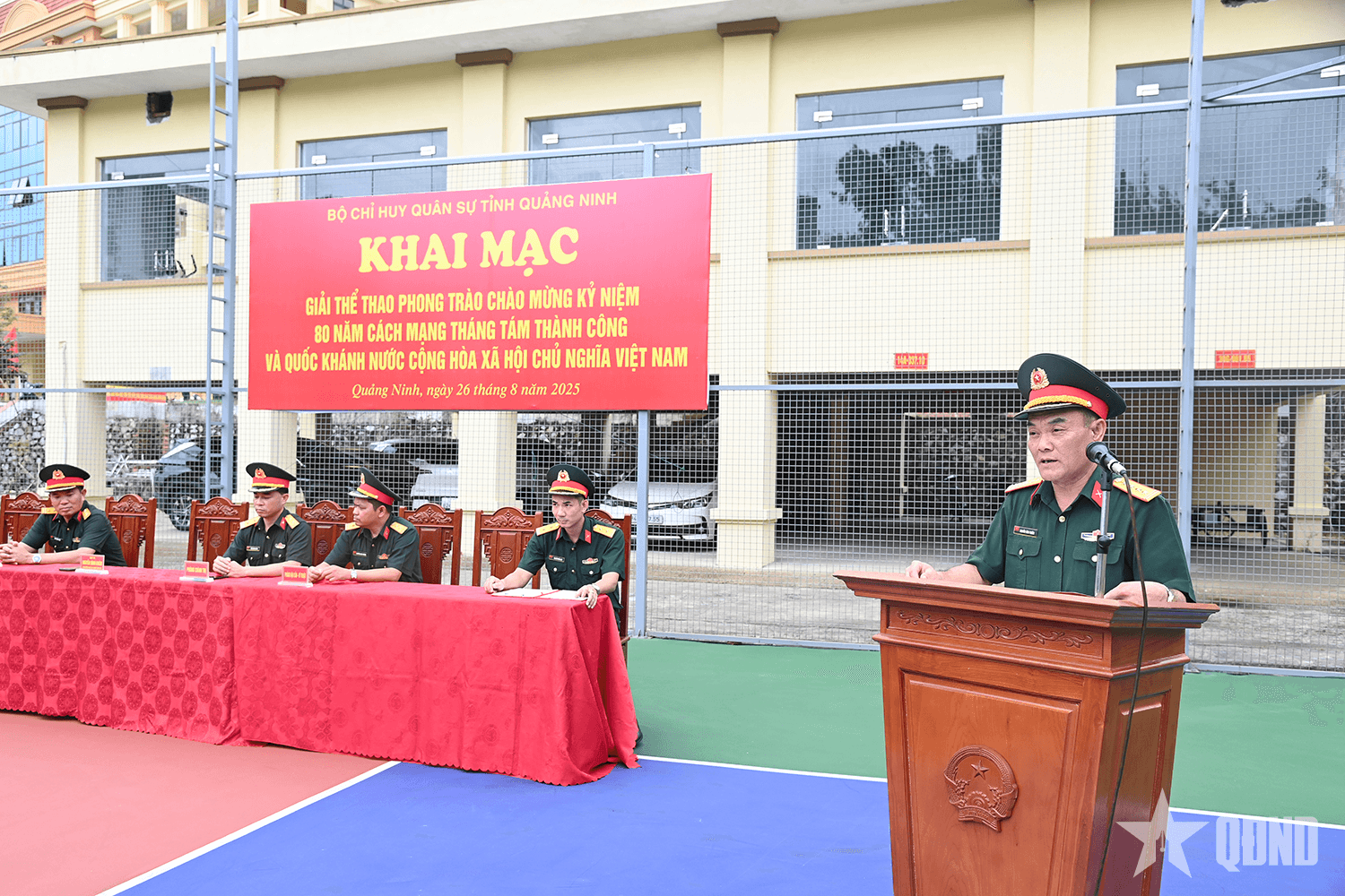 Bộ CHQS tỉnh Quảng Ninh: Khai mạc giải thể thao phong trào chào mừng Quốc khánh 2-9