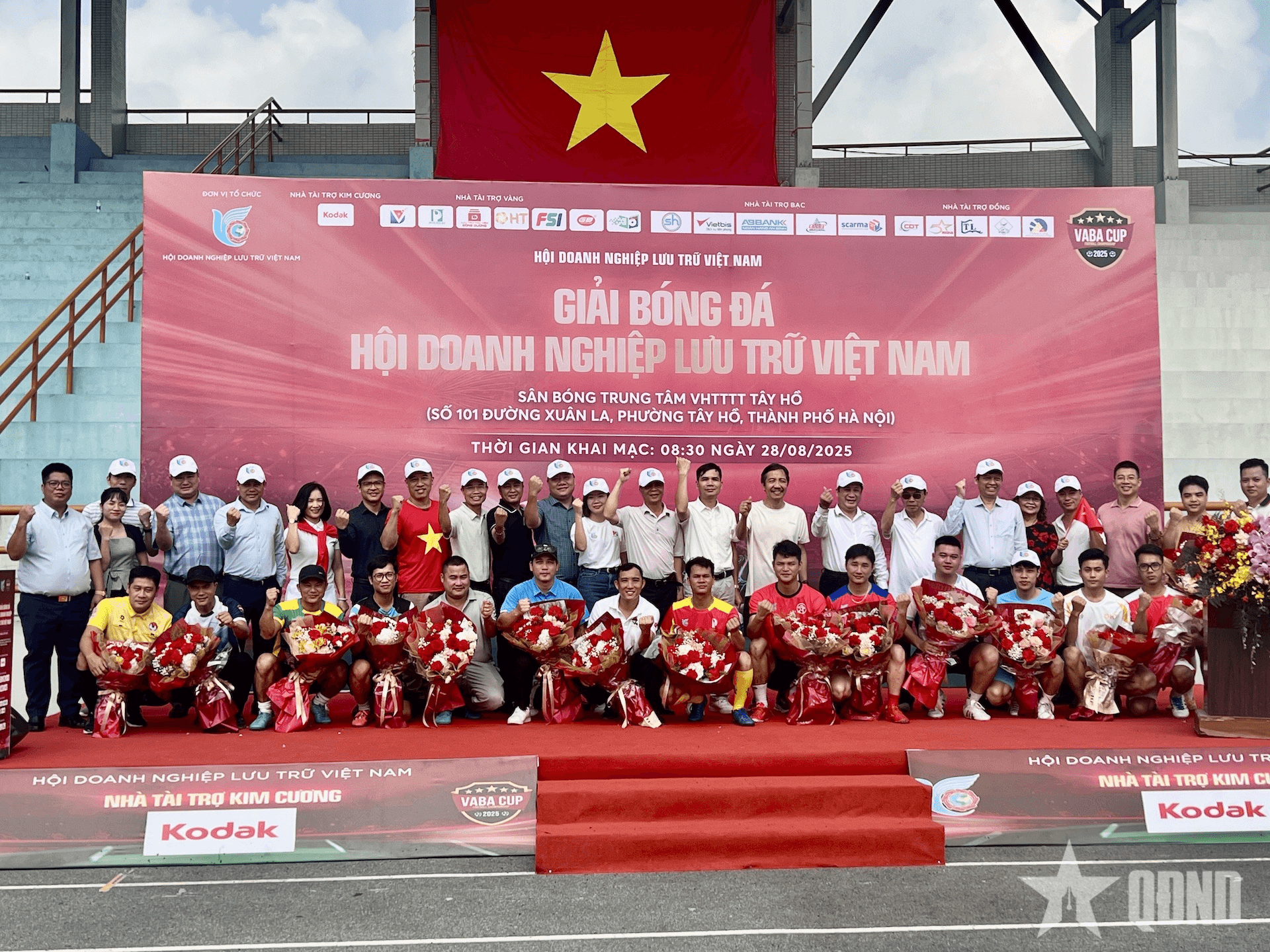 Khai mạc giải bóng đá Hội Doanh nghiệp Lưu trữ Việt Nam-VABA CUP 2025