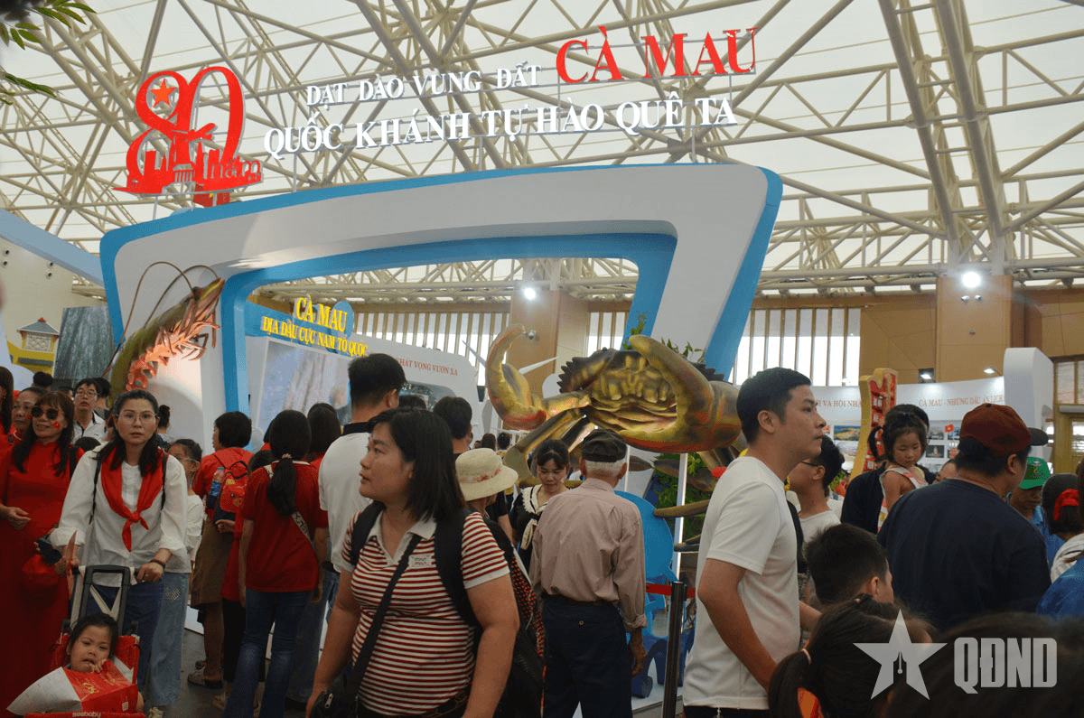 Cà Mau - vùng đất cực Nam nổi bật trong không gian Triển lãm thành tựu đất nước