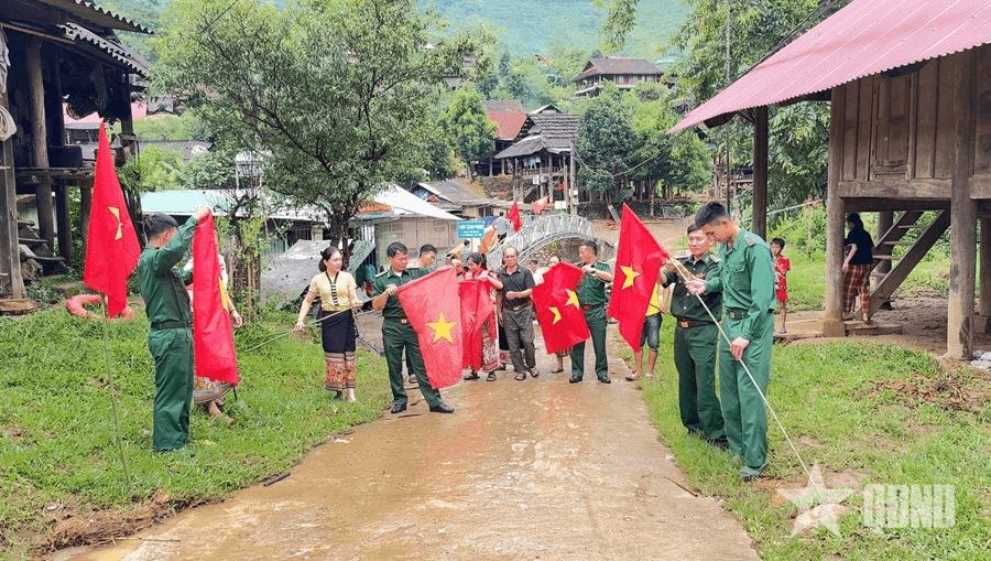 Đồn Biên phòng Na Ngoi tổ chức các hoạt động ý nghĩa nhân dịp Quốc khánh