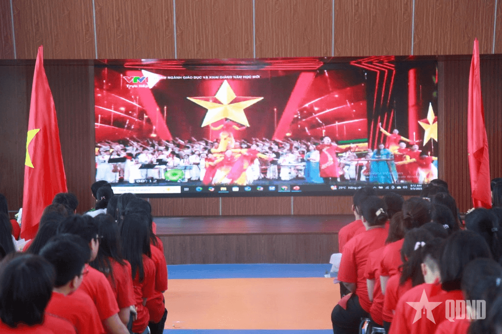 Lễ khai giảng đầu tiên của ngôi trường mang tên cố Tổng Bí thư Đỗ Mười