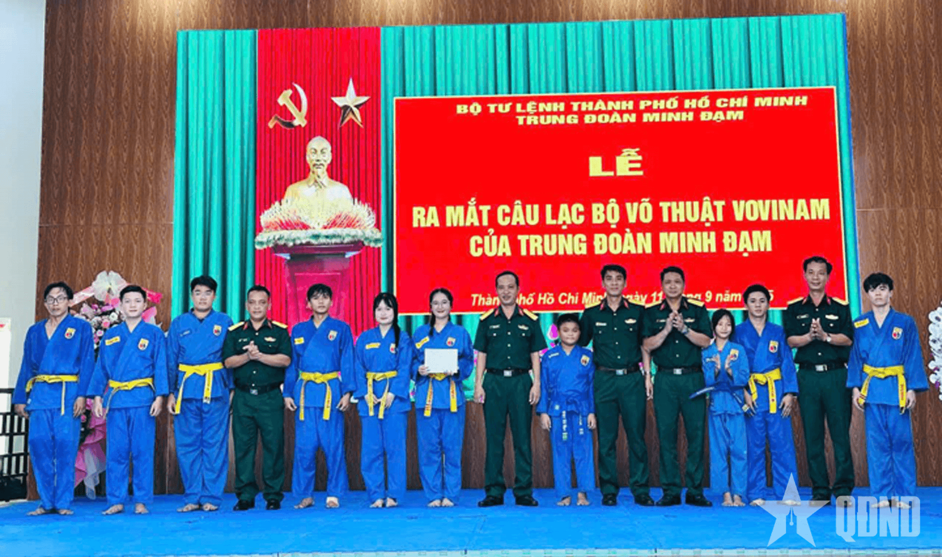 Trung đoàn Minh Đạm thành lập Câu lạc bộ võ thuật Vovinam