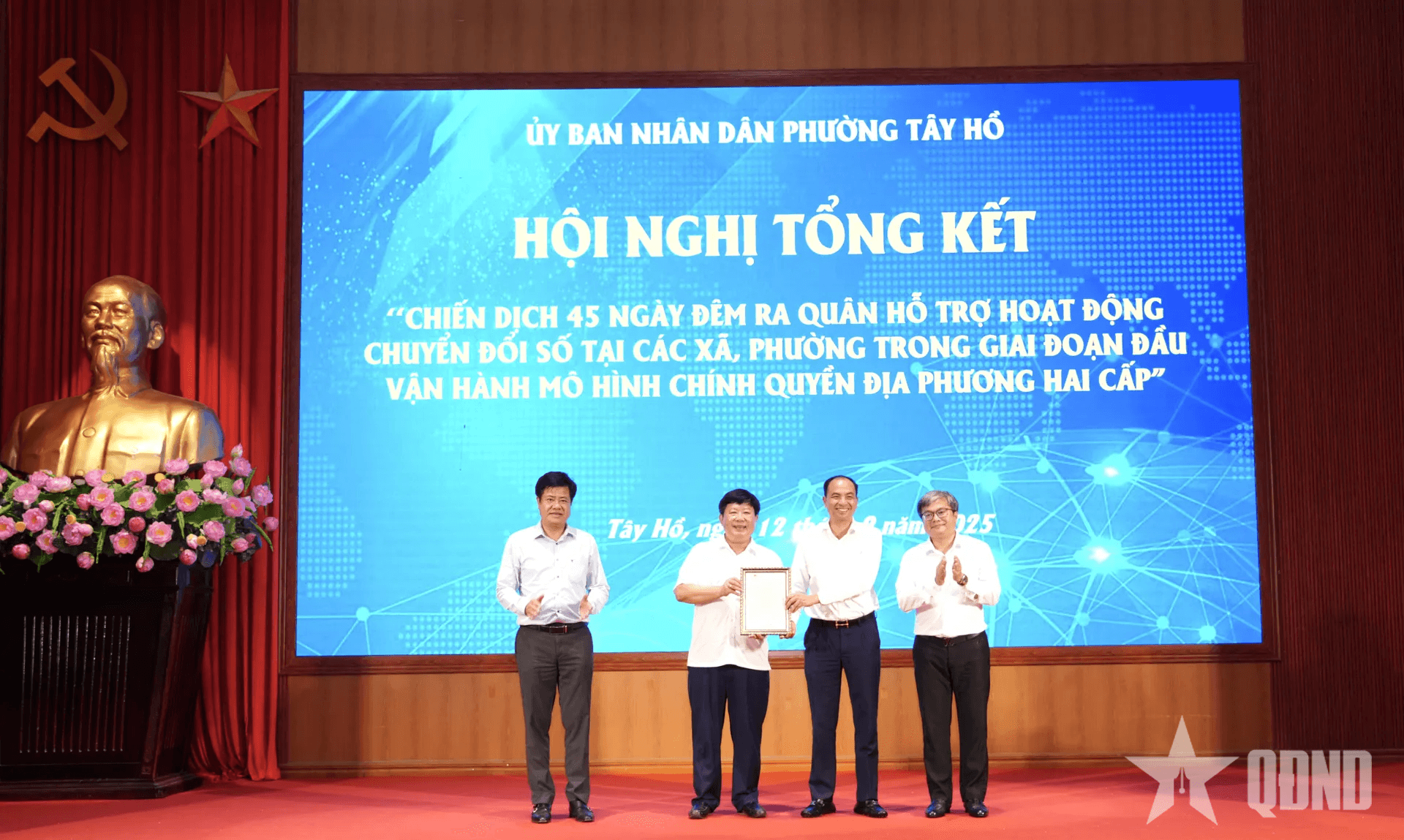 Hà Nội: Phường Tây Hồ khẳng định vị thế trong hành trình chuyển đổi số