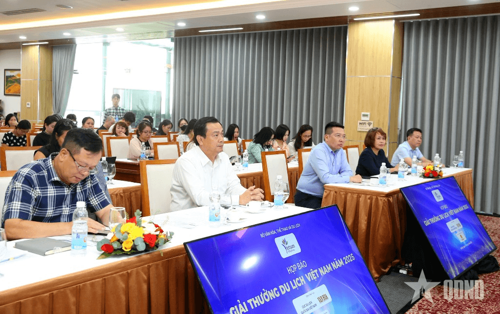 Trao Giải thưởng Du lịch Việt Nam năm 2025 vào ngày 27-9