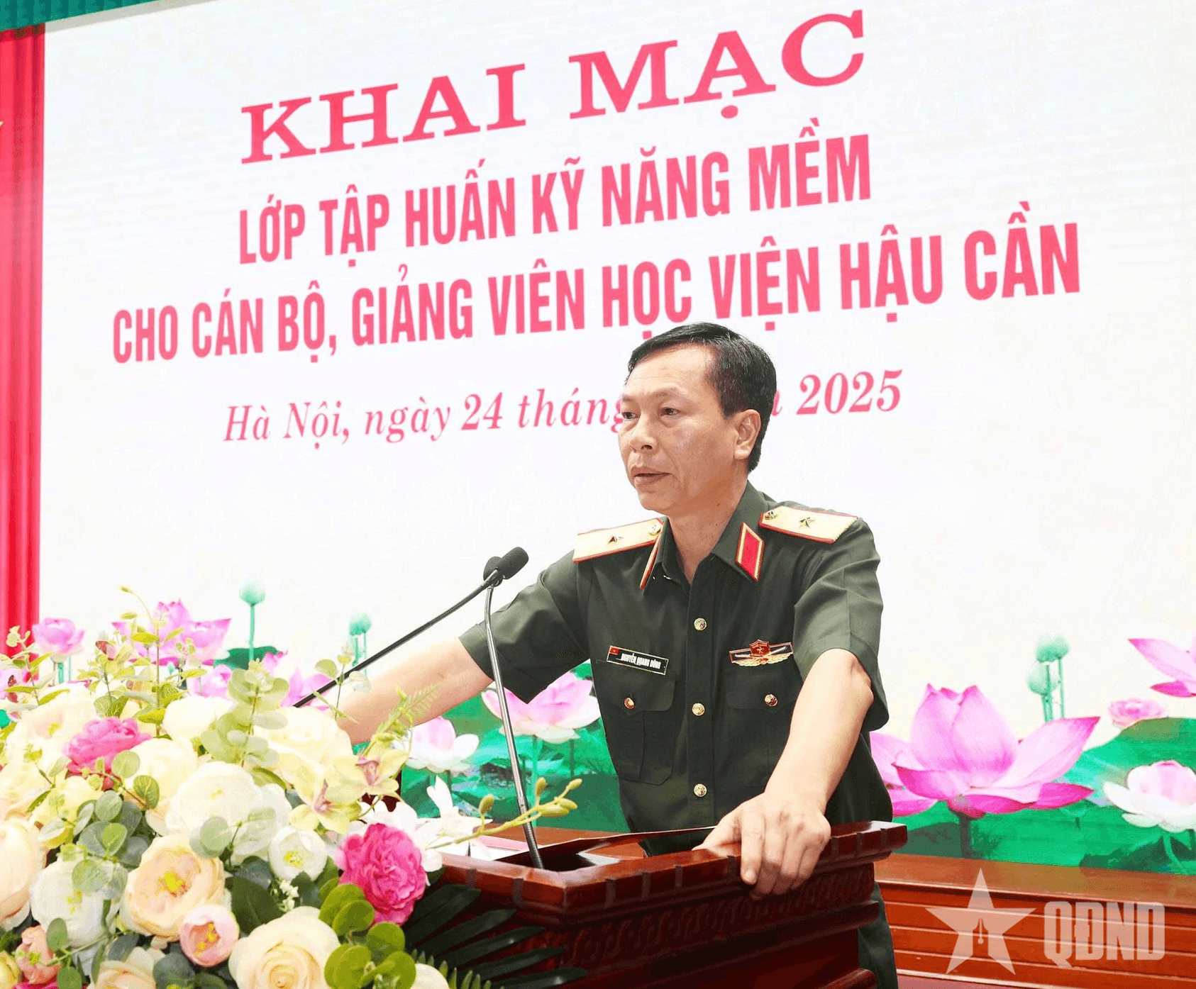Học viện Hậu cần khai mạc tập huấn kỹ năng mềm cho cán bộ, giảng viên