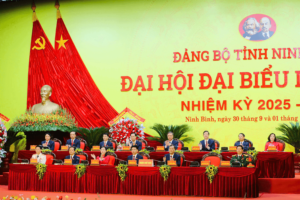 Đại hội đại biểu Đảng bộ tỉnh Ninh Bình lần thứ nhất: Tăng tốc, bứt phá theo mô hình tăng trưởng mới