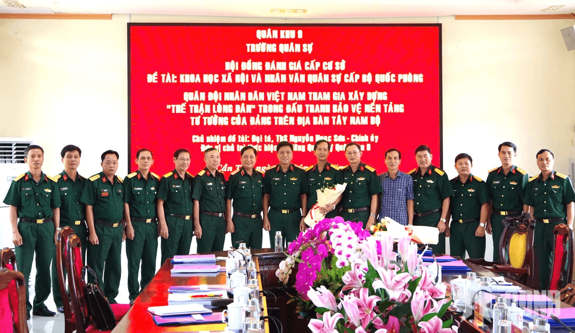 Quân khu 9: Hội nghị đánh giá cấp cơ sở đề tài khoa học cấp Bộ Quốc phòng
