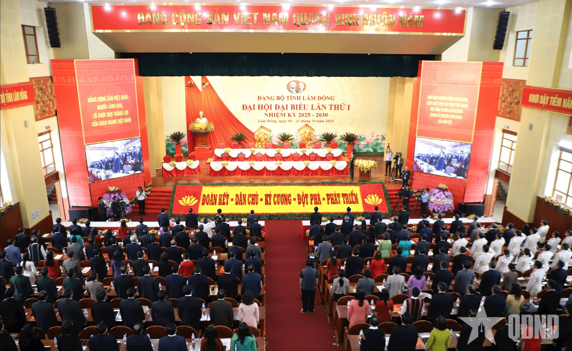 Khai mạc Đại hội đại biểu Đảng bộ tỉnh Lâm Đồng lần thứ I, nhiệm kỳ 2025-2030