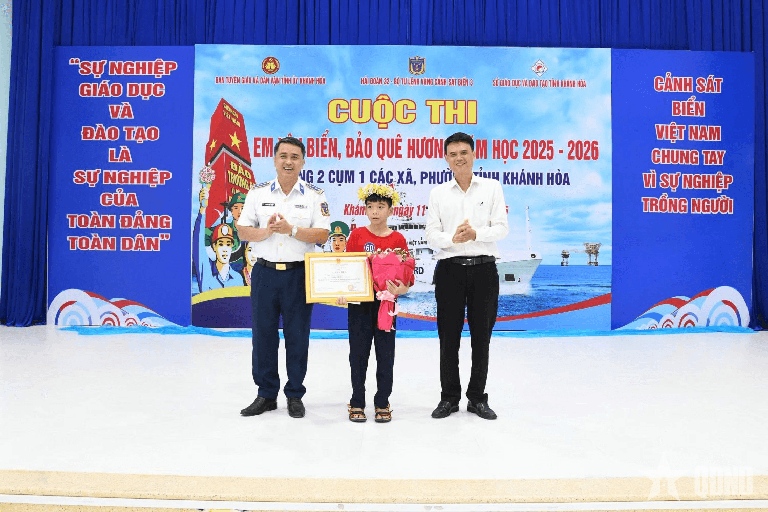 Hải đoàn 32 tổ chức cuộc thi “Em yêu biển, đảo quê hương” tại Khánh Hòa