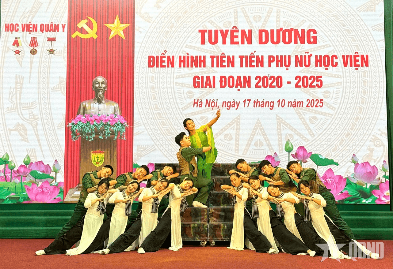 Tuyên dương điển hình tiên tiến phụ nữ Học viện Quân y giai đoạn 2020-2025