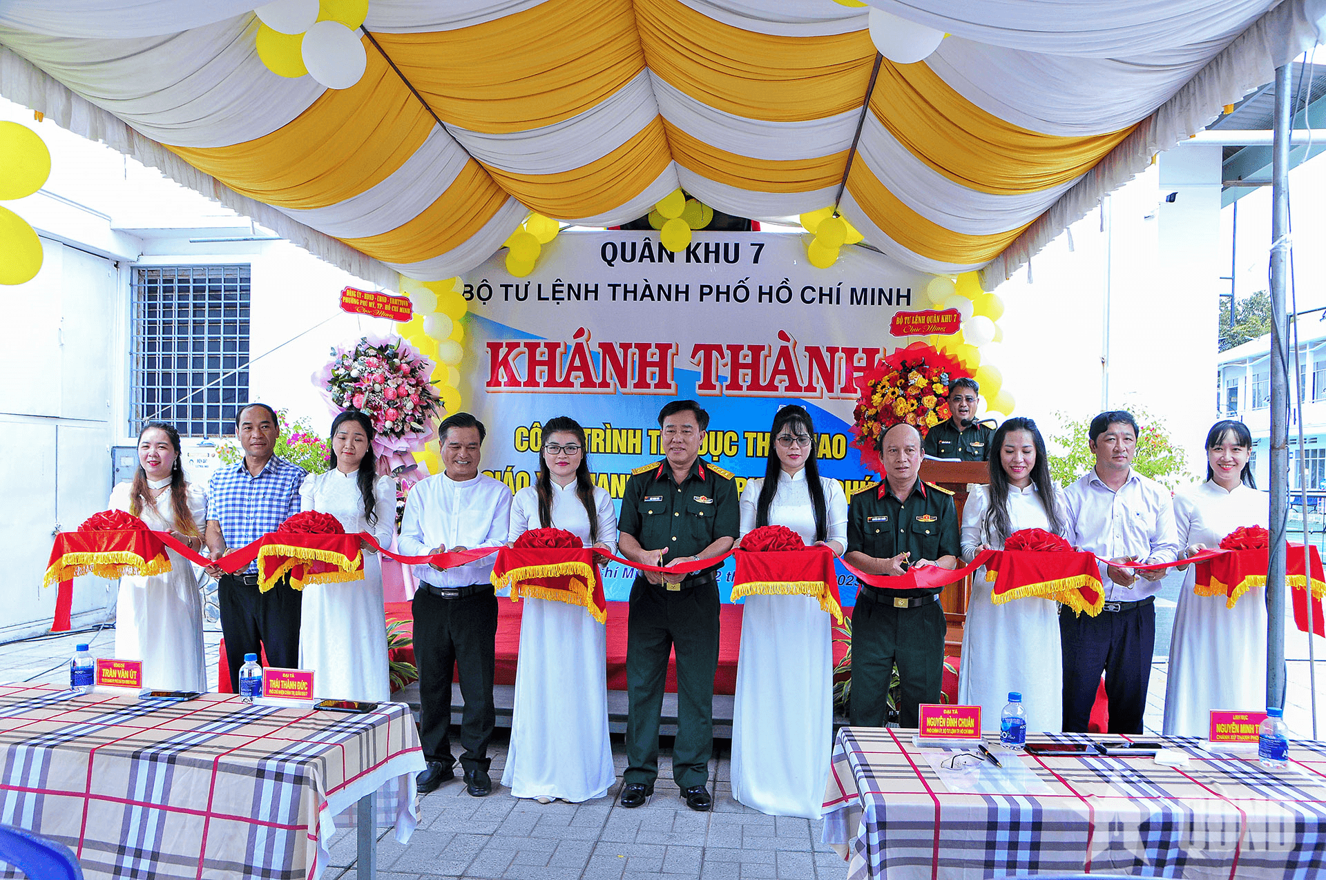 Bộ tư lệnh TP Hồ Chí Minh khánh thành công trình thể dục thể thao tại Giáo xứ Thanh Phong