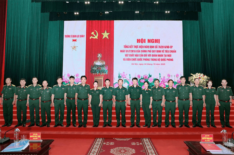 Trường Sĩ quan Lục quân 1 tổ chức Hội nghị tổng kết thực hiện Nghị định số 76 của Chính phủ