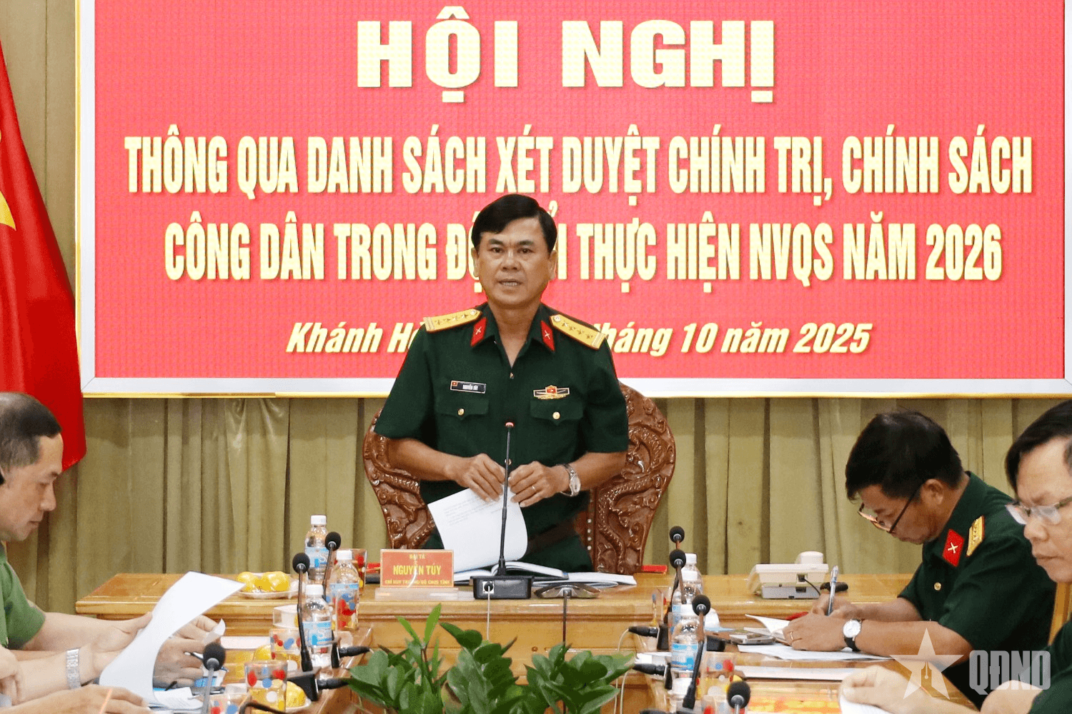 Khánh Hòa xét duyệt công dân trong độ tuổi thực hiện nghĩa vụ quân sự năm 2026